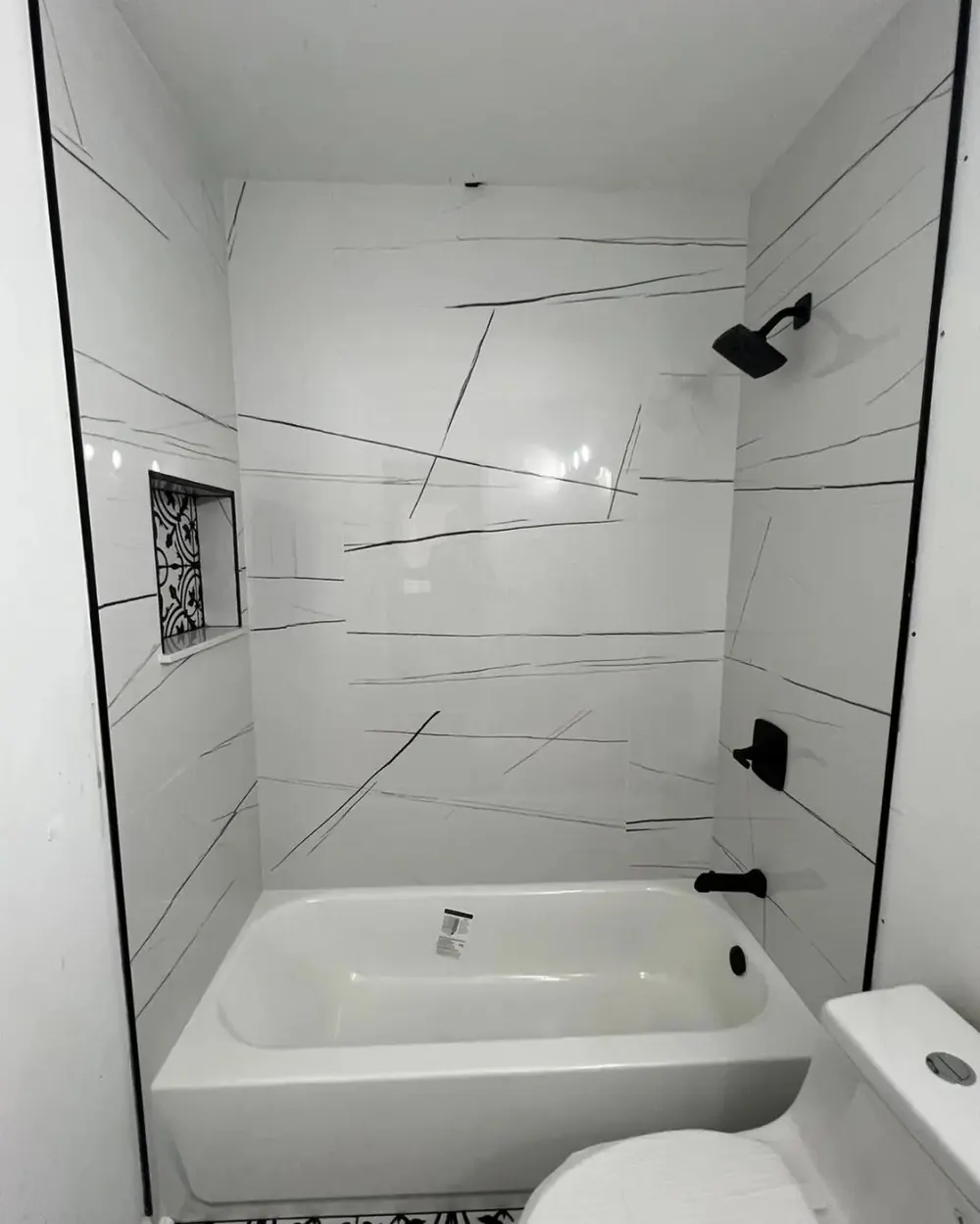 Custom tiled shower installed by ReSpace Construction in the Anchorage area — project 3