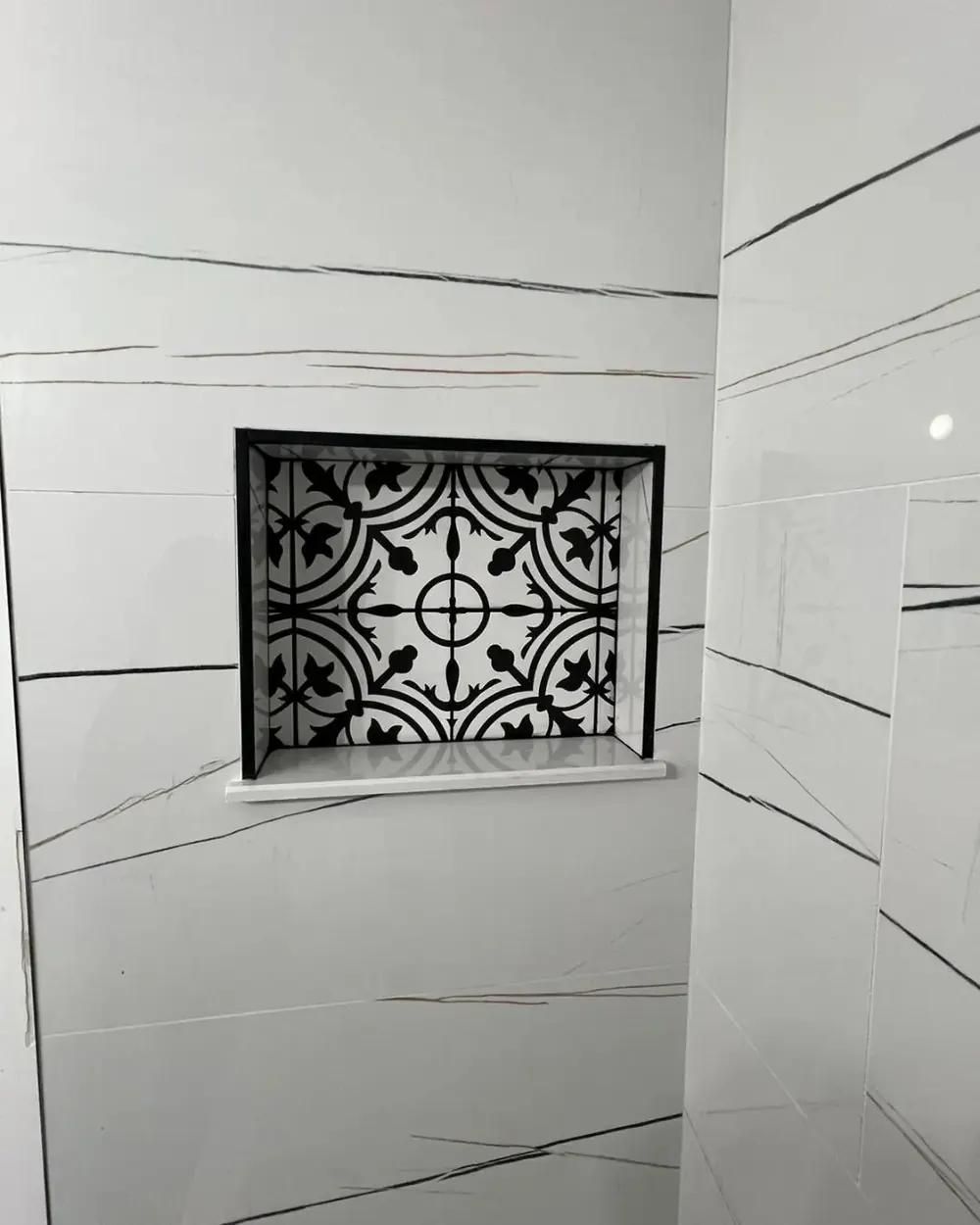 Custom tiled shower installed by ReSpace Construction in the Anchorage area — project 7