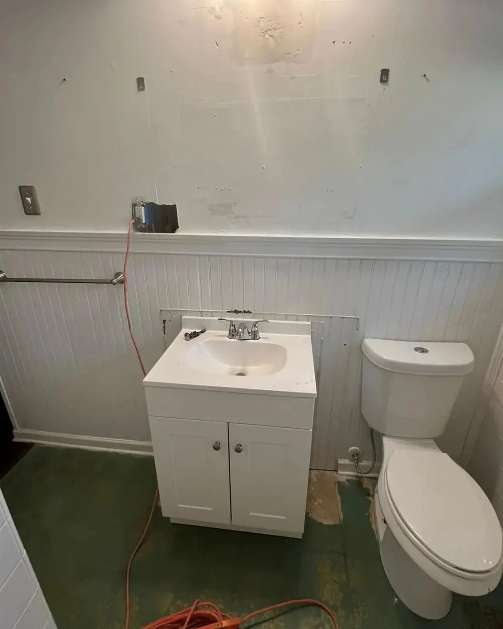 Complete bathroom remodel with new vanity, flooring and fixtures in Anchorage, Alaska — project 2
